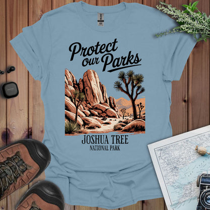Protect Our Parks Joshua Tree National Park Unisex Fit Soft T-Shirt Printify