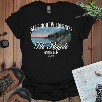 Isle Royale National Park Unisex Fit Soft T-Shirt Superior Wilderness Printify