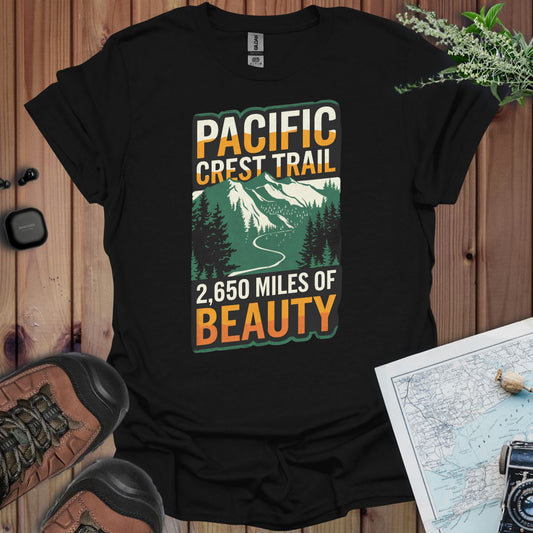 Pacific Crest Trail Unisex Fit Soft T-Shirt 2,650 Miles Of Beauty Printify