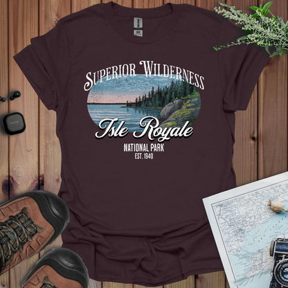 Isle Royale National Park Unisex Fit Soft T-Shirt Superior Wilderness Printify