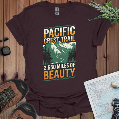 Pacific Crest Trail Unisex Fit Soft T-Shirt 2,650 Miles Of Beauty Printify