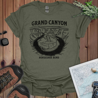 Grand Canyon Horseshoe Bend Unisex Fit Soft T-Shirt Printify