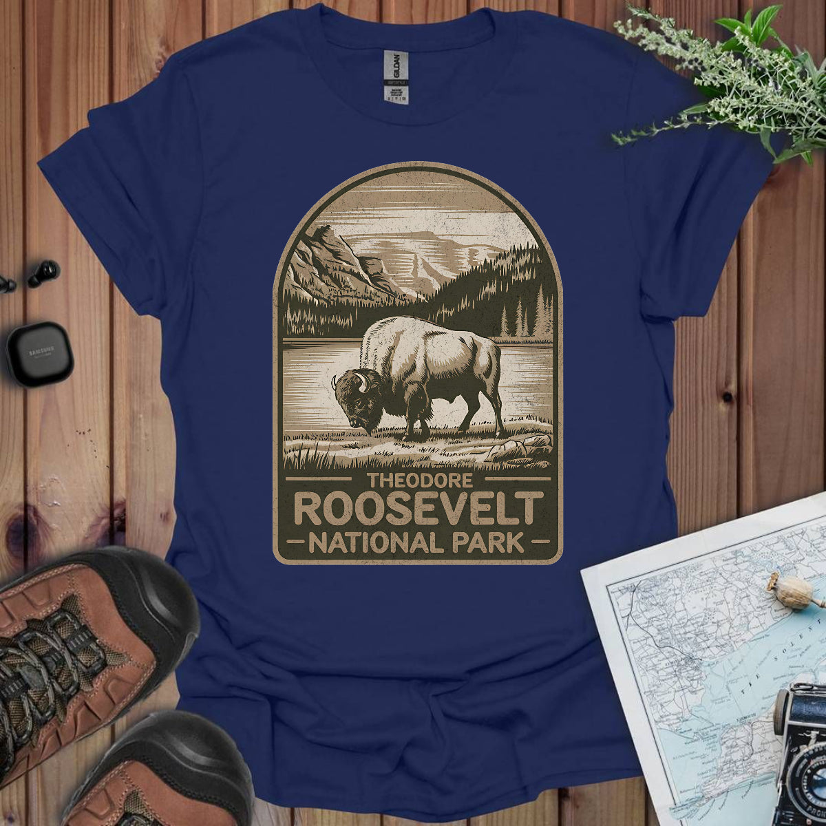 Theodore Roosevelt National Park Unisex Fit Soft T-Shirt Printify