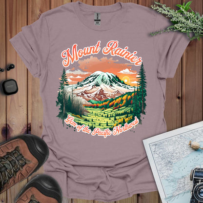 Mount Rainier National Park Unisex Fit Soft T-Shirt Gem of the Pacific Northwest Printify