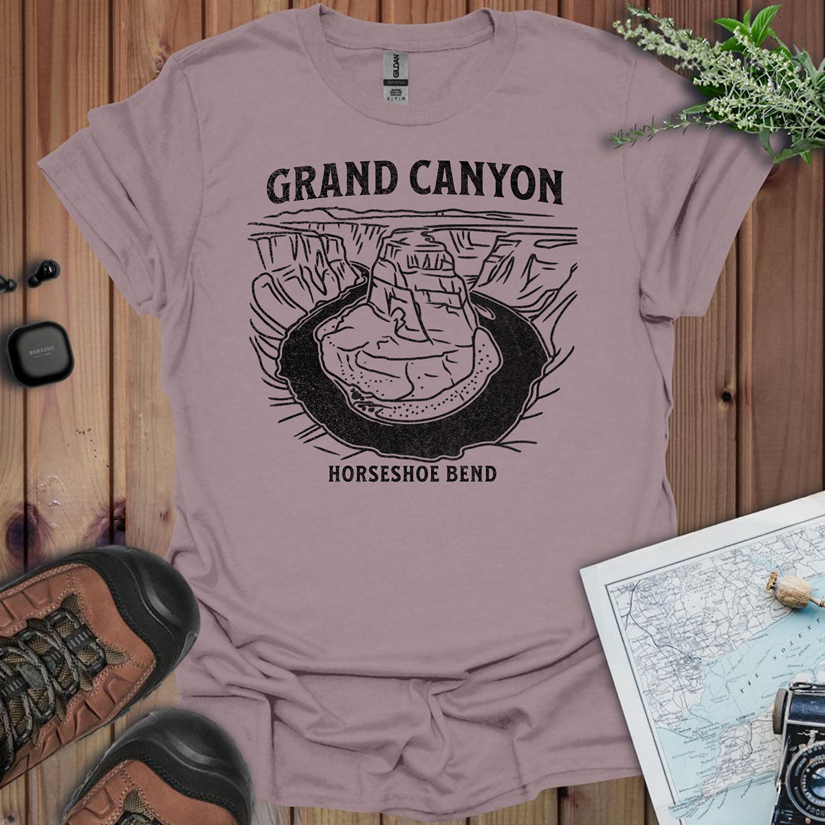 Grand Canyon Horseshoe Bend Unisex Fit Soft T-Shirt Printify