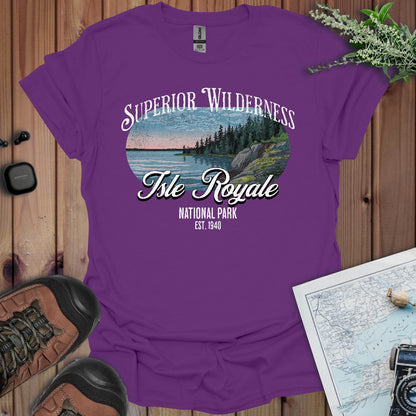 Isle Royale National Park Unisex Fit Soft T-Shirt Superior Wilderness Printify
