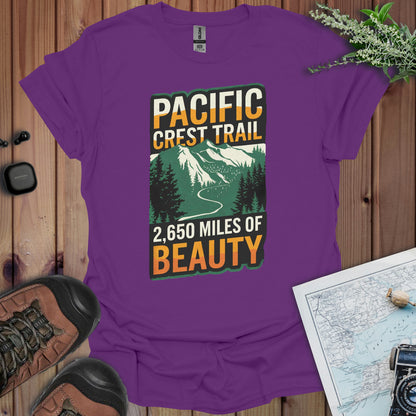 Pacific Crest Trail Unisex Fit Soft T-Shirt 2,650 Miles Of Beauty Printify