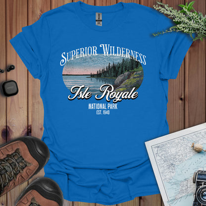 Isle Royale National Park Unisex Fit Soft T-Shirt Superior Wilderness Printify