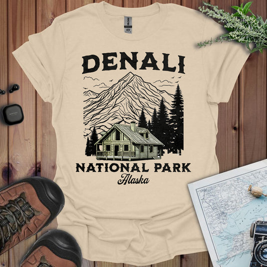 Denali National Park Unisex Fit Soft T-Shirt Mountain Cabin Printify