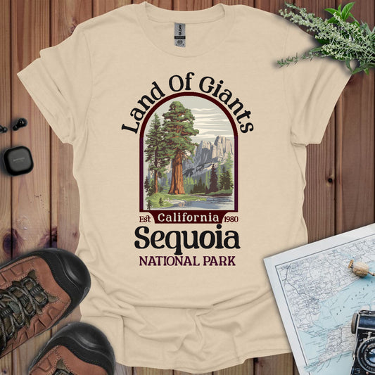 Sequoia National Park Unisex Fit Soft T- Shirt Land Of Giants Printify