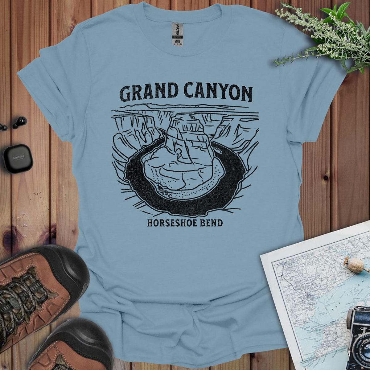Grand Canyon Horseshoe Bend Unisex Fit Soft T-Shirt Printify