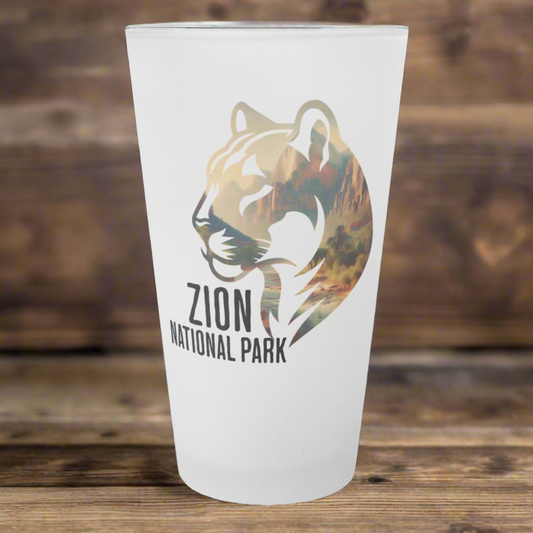 Zion_National_Park_Mountain_Lion_Frosted_Pint_Empty_Mockup.png