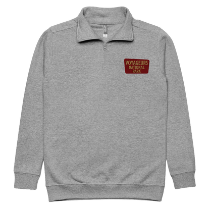 Voyageurs National Park 1/4 Zip Fleece Pullover Park Service Apparel