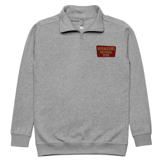 Voyageurs National Park 1/4 Zip Fleece Pullover Park Service Apparel
