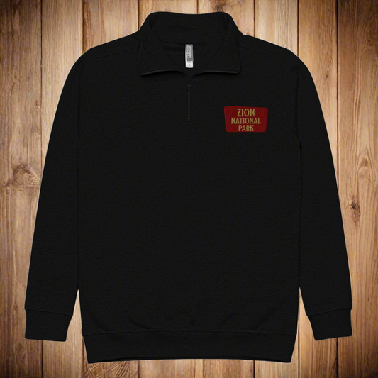 Zion National Park 1/4 Zip Fleece Pullover