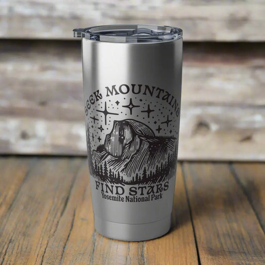 Yosemite National Park Insulated 20oz Tumbler Seek Mountains Find Stars - Park Service Apparel