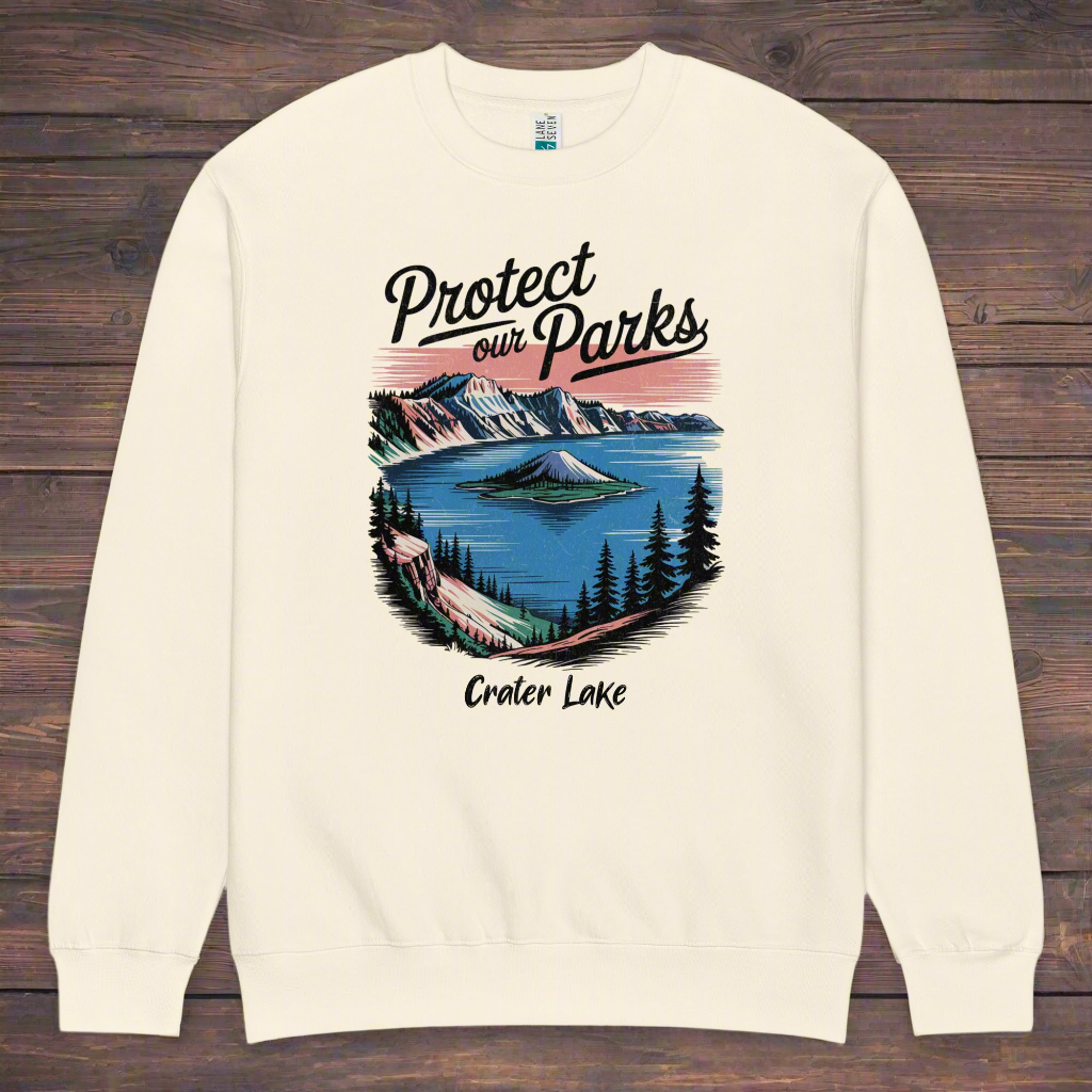 Protect Our Parks Crater Lake Crewneck Sweatshirt Park Service Apparel