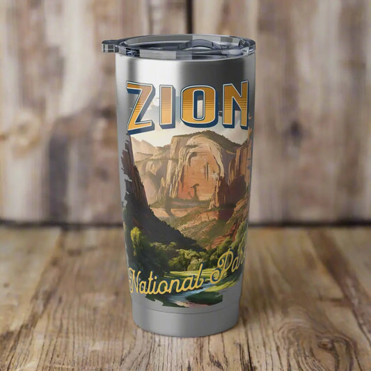 Zion National Park 20oz Insulated Stainless Steel Tumbler - Park Service Apparel