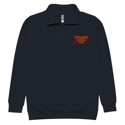 Voyageurs National Park 1/4 Zip Fleece Pullover Park Service Apparel