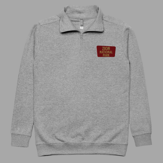 Zion National Park 1/4 Zip Fleece Pullover