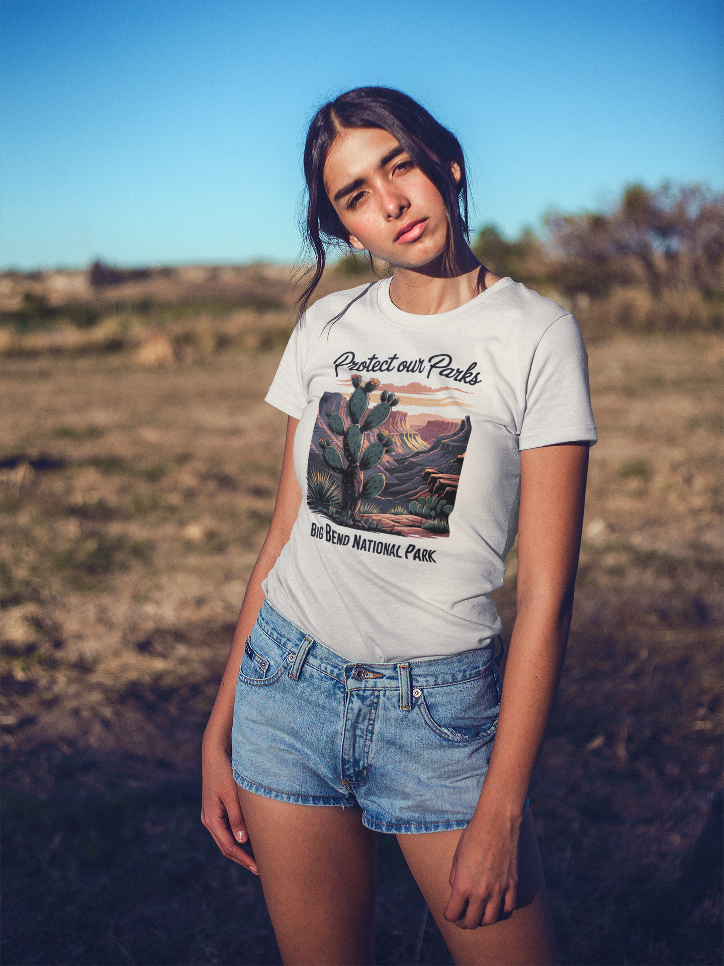 Protect Our Parks Big Bend National Park Unisex Fit Soft T-Shirt Printify