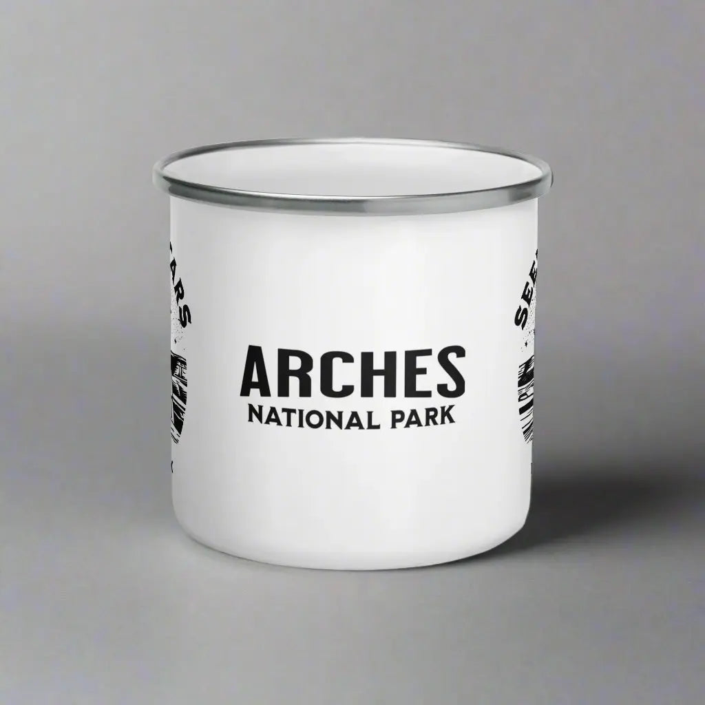 Arches National Park Seek The Stars Durable Enamel Camp Mug - Park Service Apparel