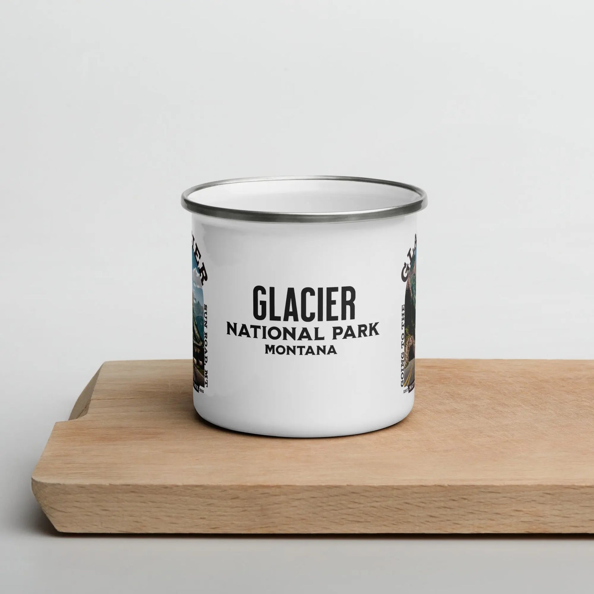 Glacier National Park Durable Enamel Camp Mug Going To The Sun Road - Park Service Apparel