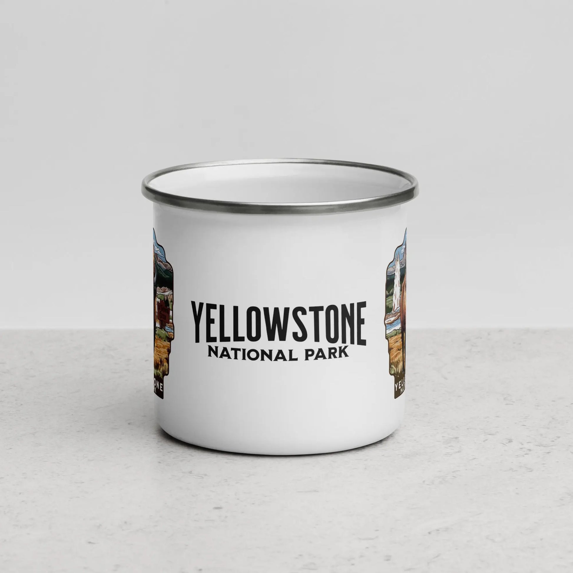 Yellowstone National Park Durable Enamel Camp Mug - Park Service Apparel
