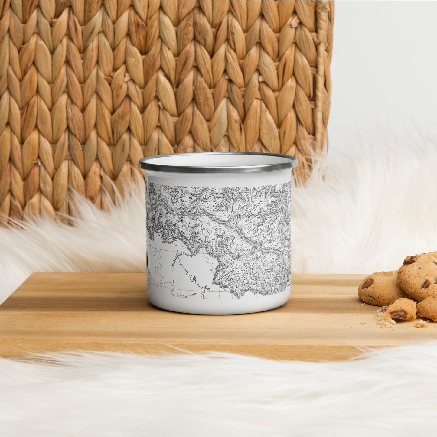 Grand Canyon National Park Topographic Durable Enamel Camp Mug Park Service Apparel