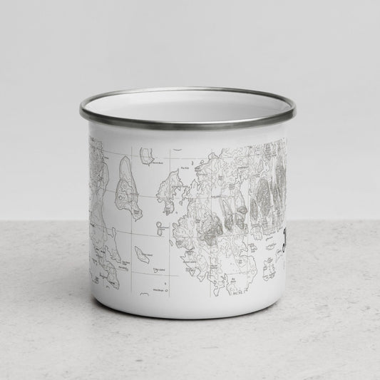 Acadia National Park Topographic Camp Mug Park Service Apparel