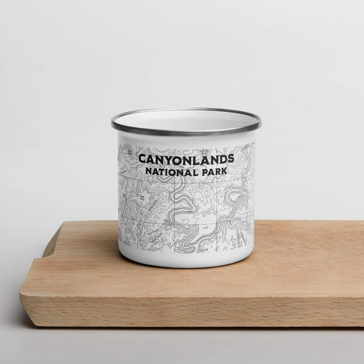 Canyonlands National Park Topographic Camp Mug