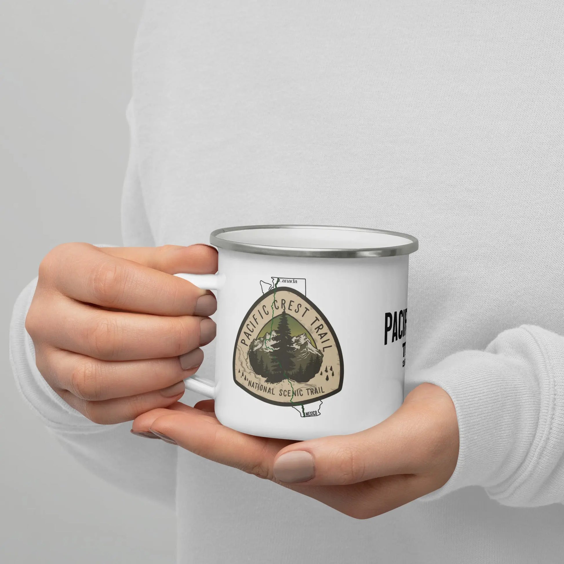 Pacific Crest National Scenic Trail Durable Enamel PCT Camp Mug - Park Service Apparel
