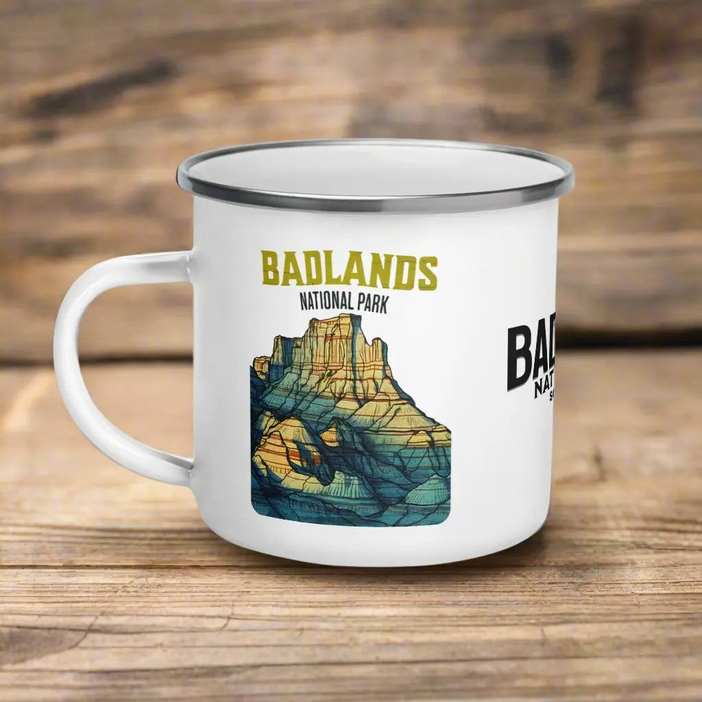 Badlands National Park Durable Enamel Camp Mug - Park Service Apparel