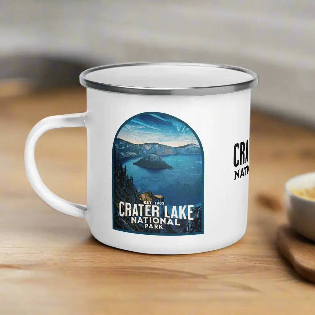 Crater Lake National Park Durable Enamel Camp Mug - Park Service Apparel