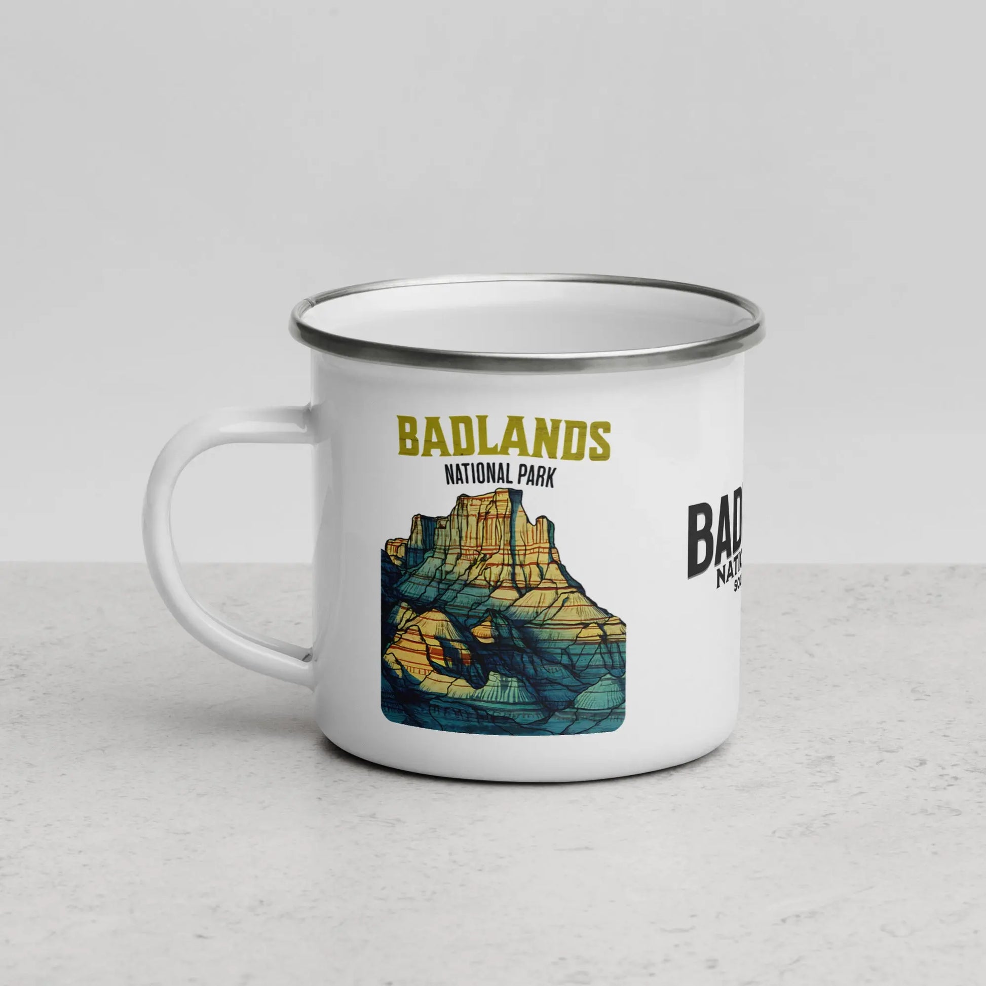 Badlands National Park Durable Enamel Camp Mug - Park Service Apparel