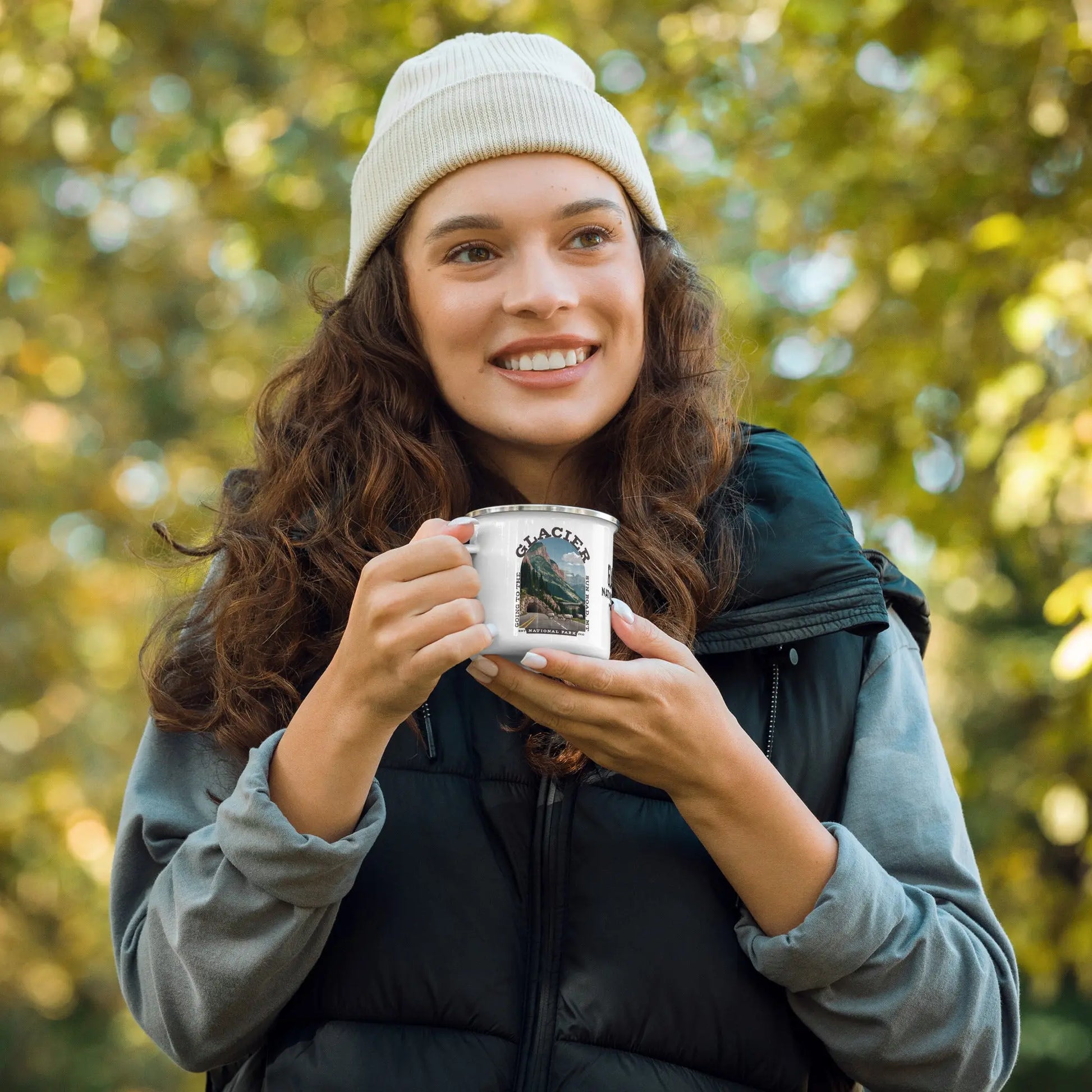 Glacier National Park Durable Enamel Camp Mug Going To The Sun Road - Park Service Apparel