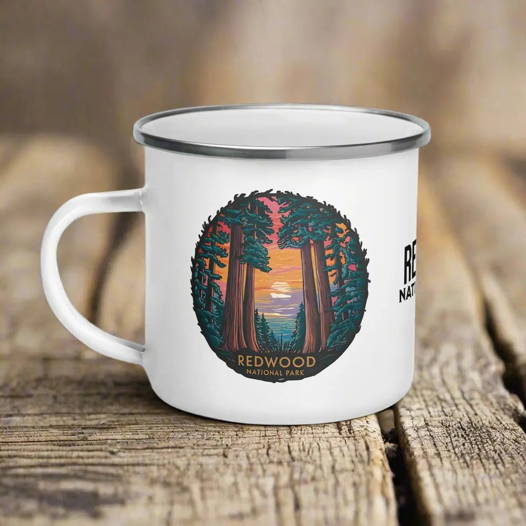 Redwood National Park Durable Enamel Camp Mug - Park Service Apparel