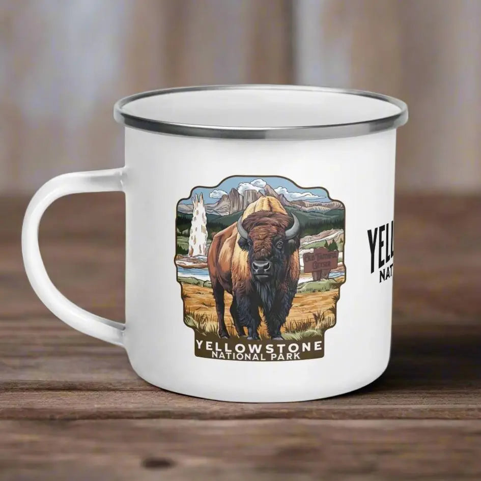 Yellowstone National Park Durable Enamel Camp Mug - Park Service Apparel