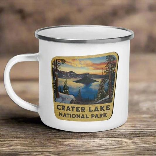 Crater Lake National Park Durable Enamel Camp Mug - Park Service Apparel