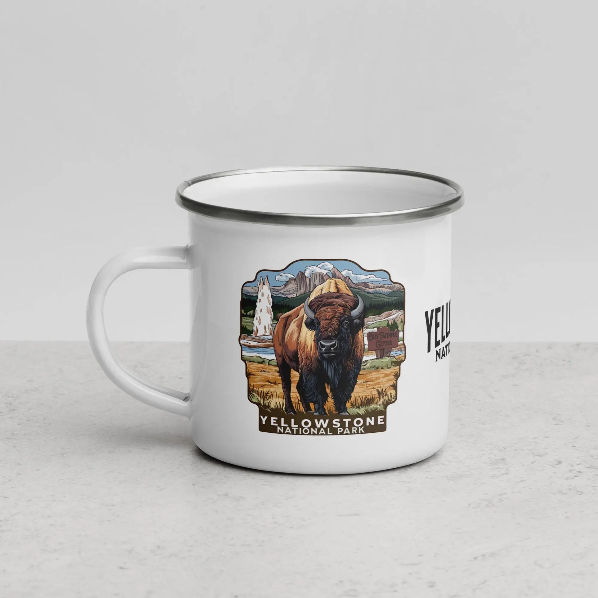 Yellowstone National Park Durable Enamel Camp Mug - Park Service Apparel