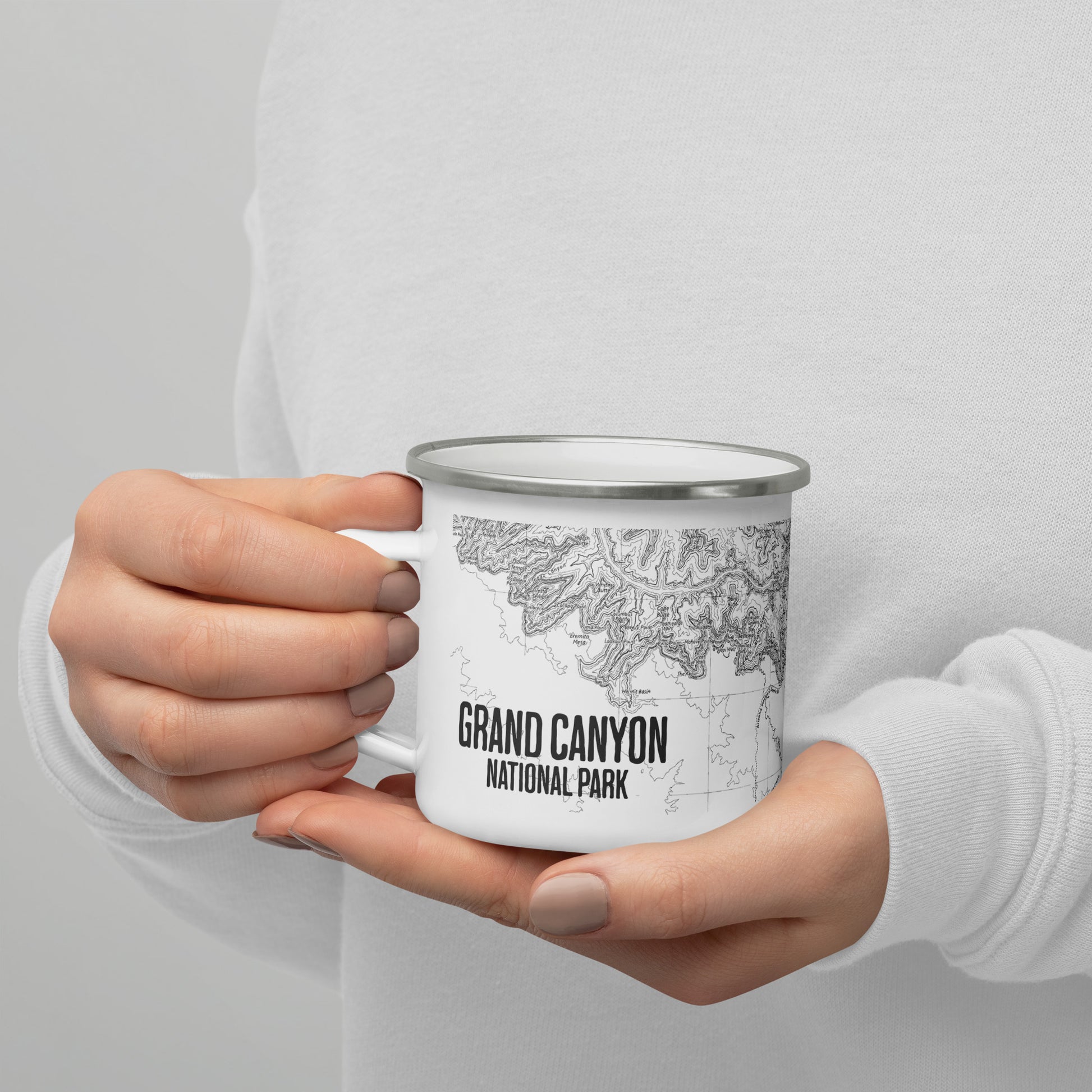 Grand Canyon National Park Topographic Durable Enamel Camp Mug Park Service Apparel