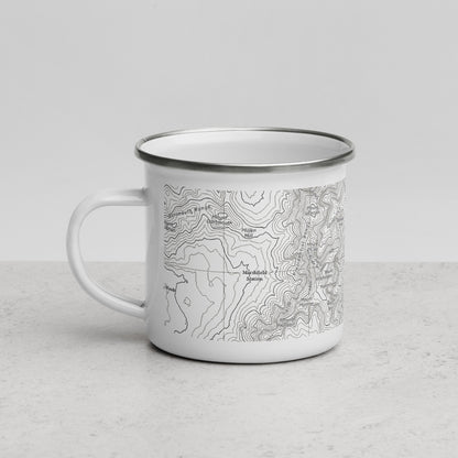 Mount Washington Topographic Durable Camp Mug Presidential Range Park Service Apparel