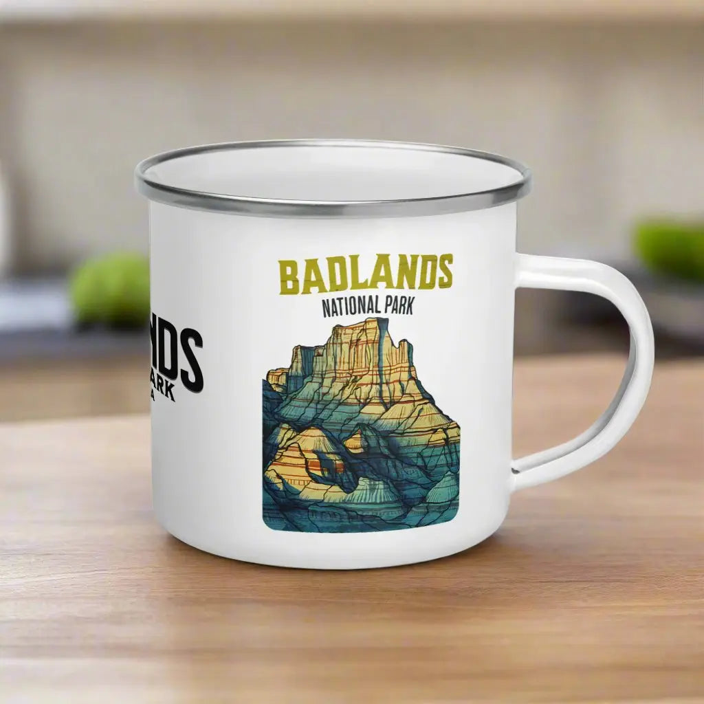 Badlands National Park Durable Enamel Camp Mug - Park Service Apparel