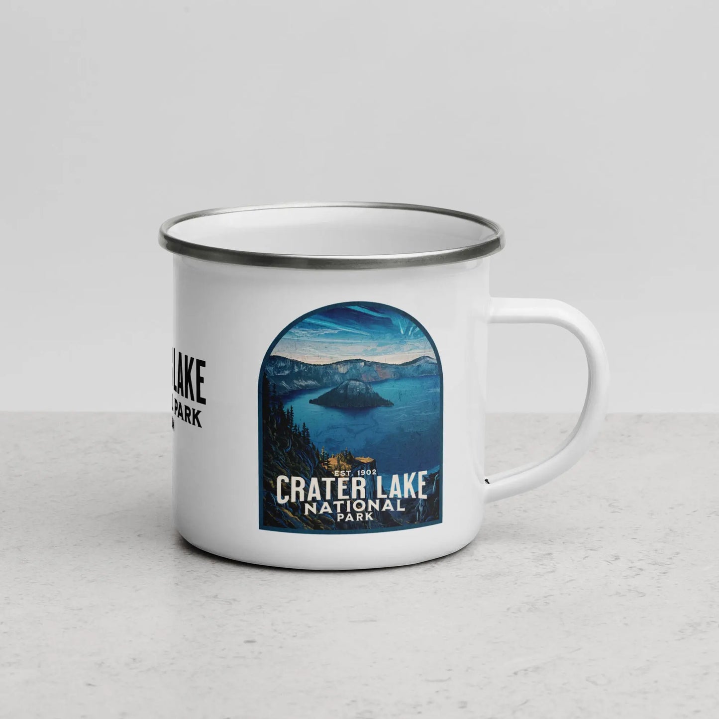Crater Lake National Park Durable Enamel Camp Mug - Park Service Apparel