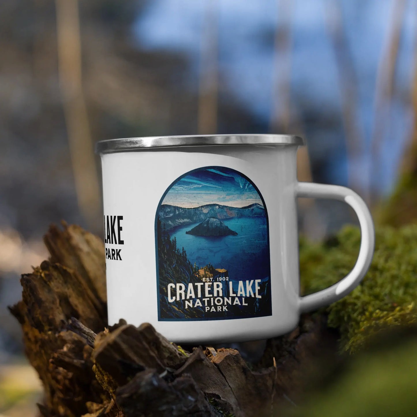 Crater Lake National Park Durable Enamel Camp Mug - Park Service Apparel