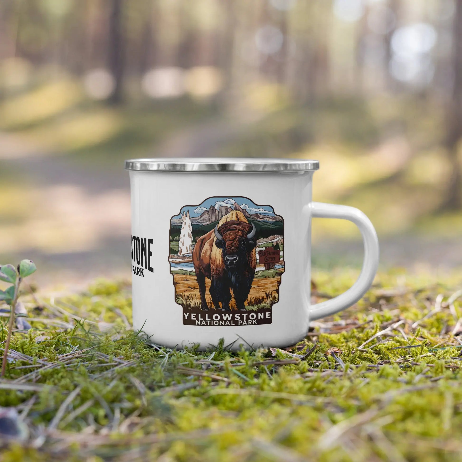 Yellowstone National Park Durable Enamel Camp Mug - Park Service Apparel