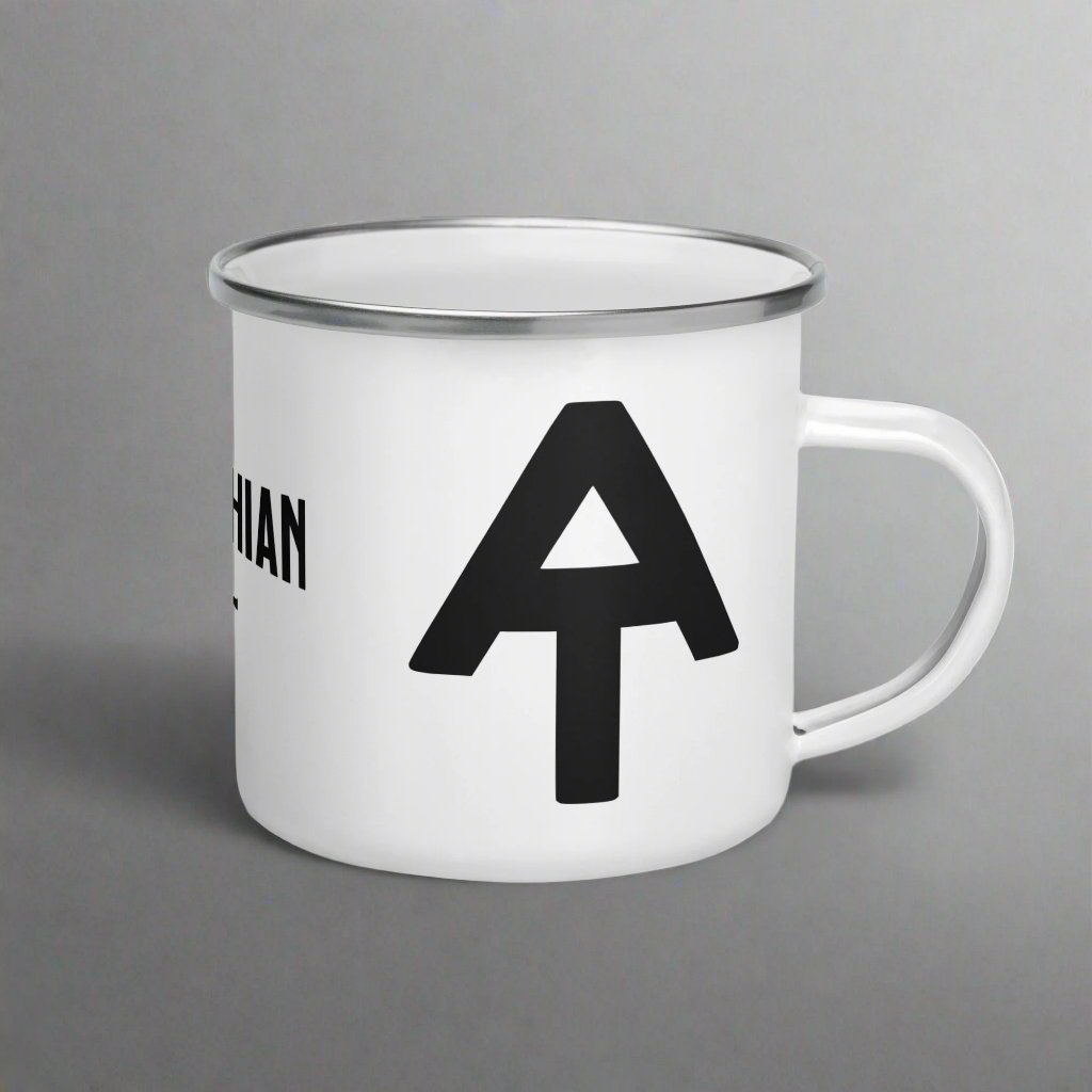 Appalachian Trail Durable Enamel Camp Mug Wood Distance Sign Park Service Apparel