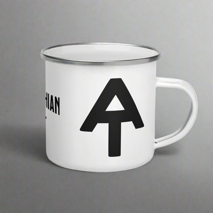 Appalachian Trail Durable Enamel Camp Mug Wood Distance Sign Park Service Apparel