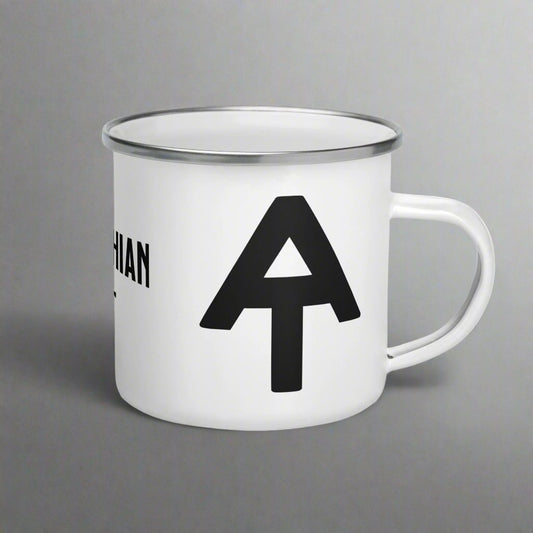 Appalachian Trail Durable Enamel Camp Mug Wood Distance Sign Park Service Apparel