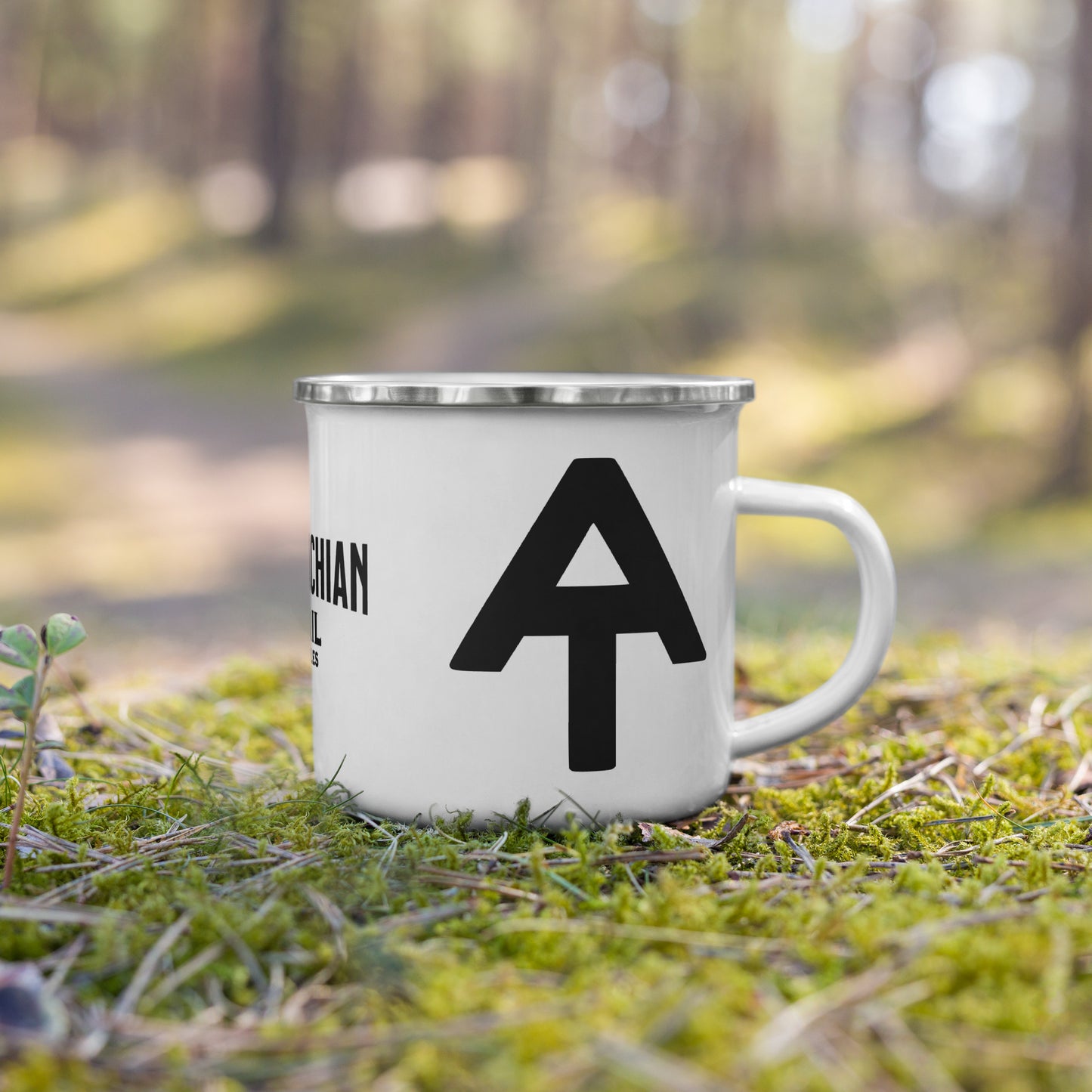Appalachian Trail Durable Enamel Camp Mug Wood Distance Sign Park Service Apparel